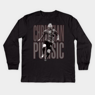 christian pulisic Kids Long Sleeve T-Shirt